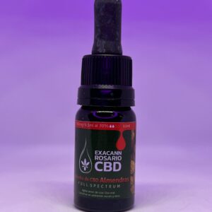 Aceite CBD realizado con almendras al 70% Exacann Rosario