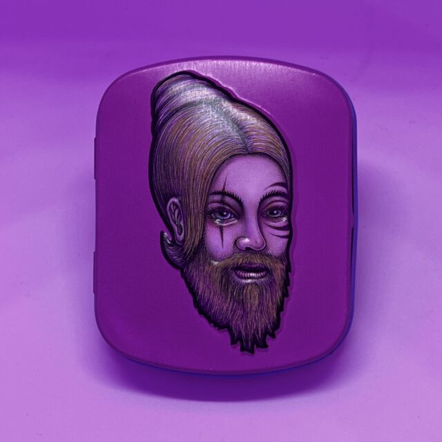 mini tin box lion rolling circus