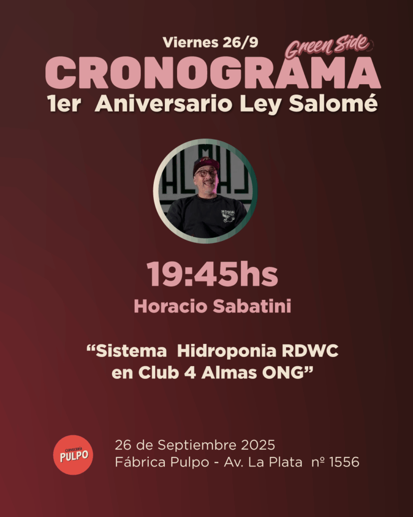 19:45hs Horaci Sabatini en pulpo